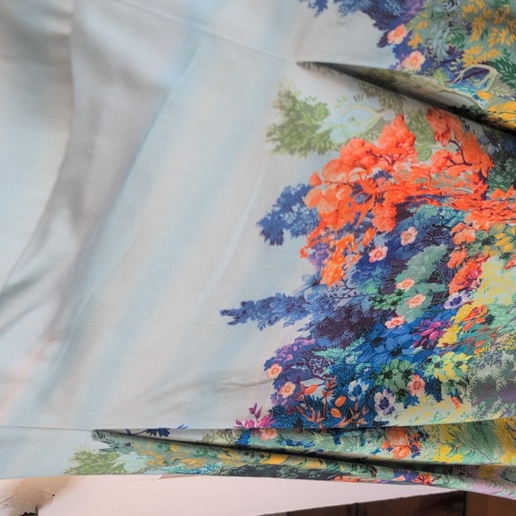 By Anthropologie Sleeveless Foldover Knee-Length Dress - Picture 7 of 9